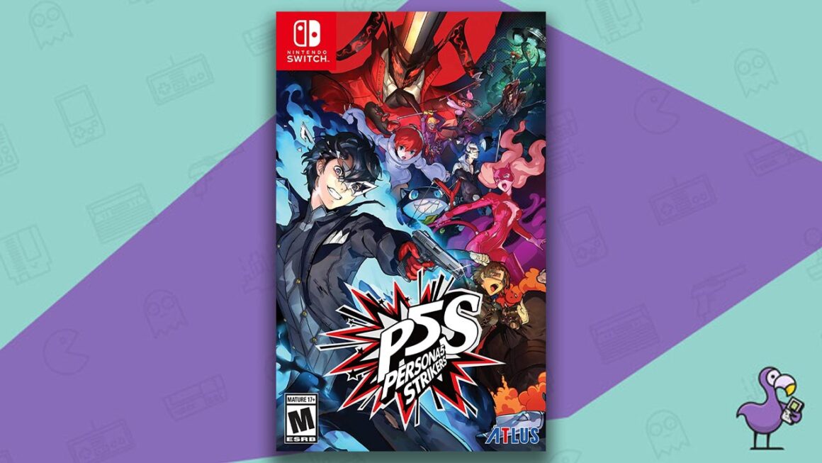 Best Anime Games For Switch - Persona 5 Strikers game case cover art