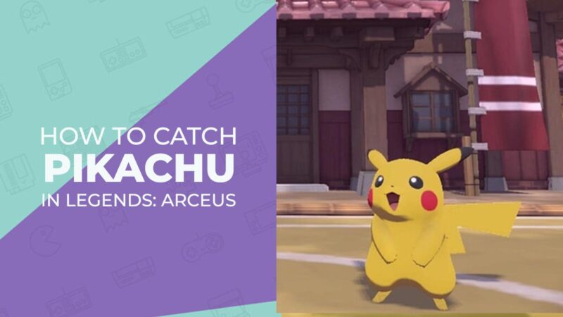 how to catch pikachu in Pokemon Legends Arceus feature image retro dodo