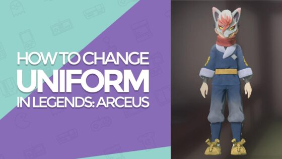 how to change uniform in pokemon legends arceus