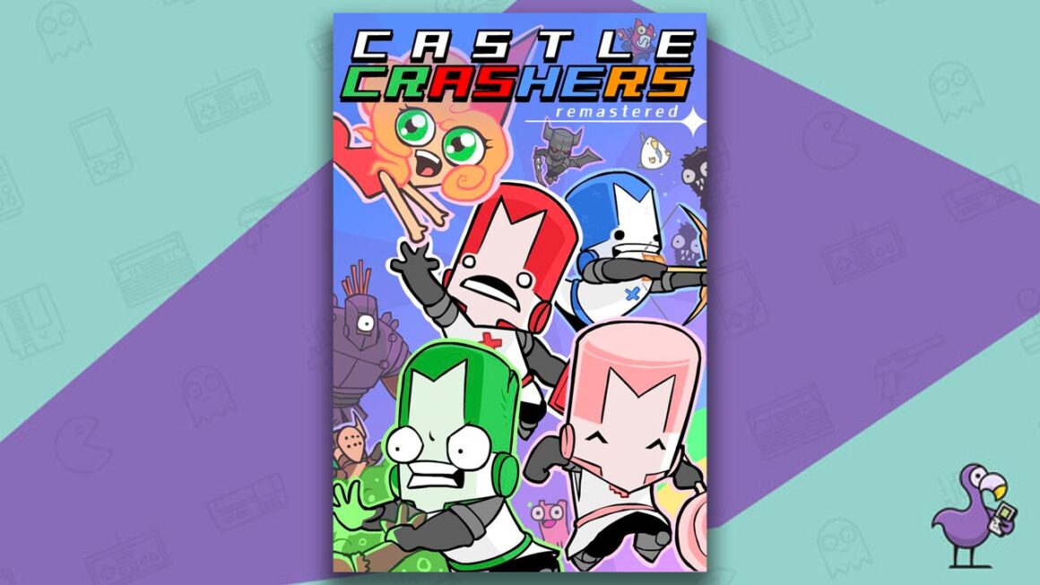 Best beat em up games - Castle Crashers game case cover art