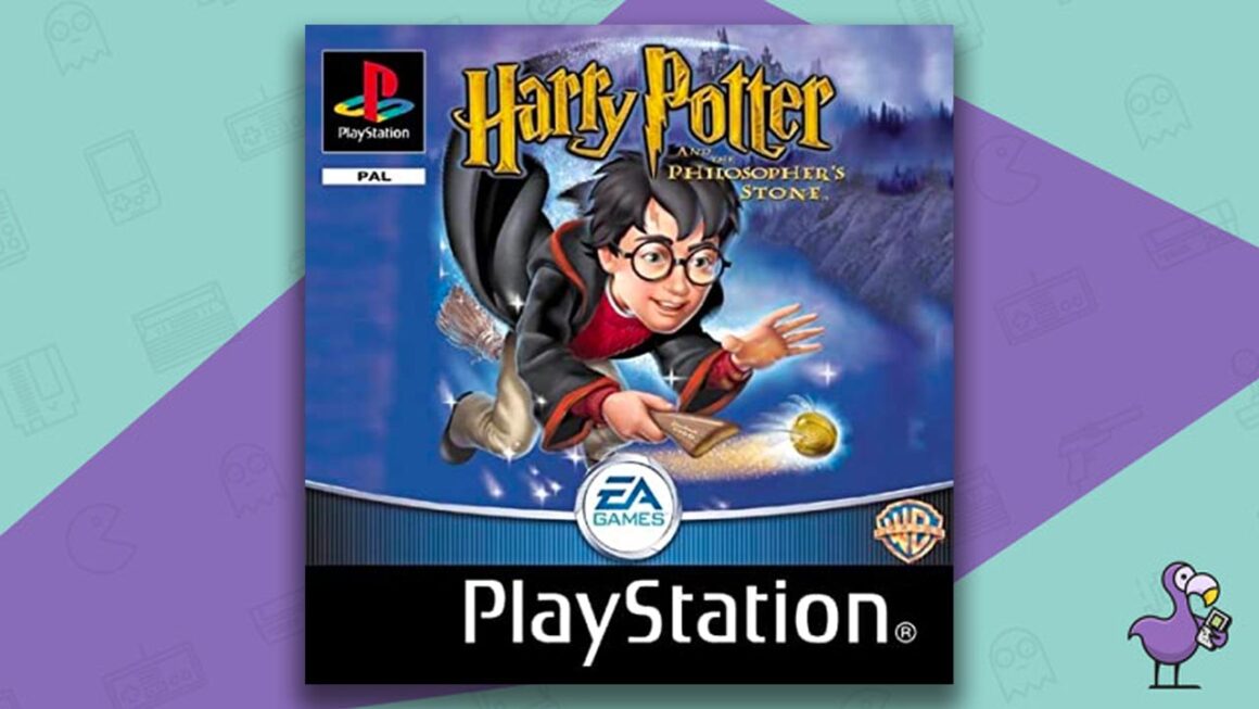 best selling ps1 games - Harry Potter & The Philosophers Stone game case cover art