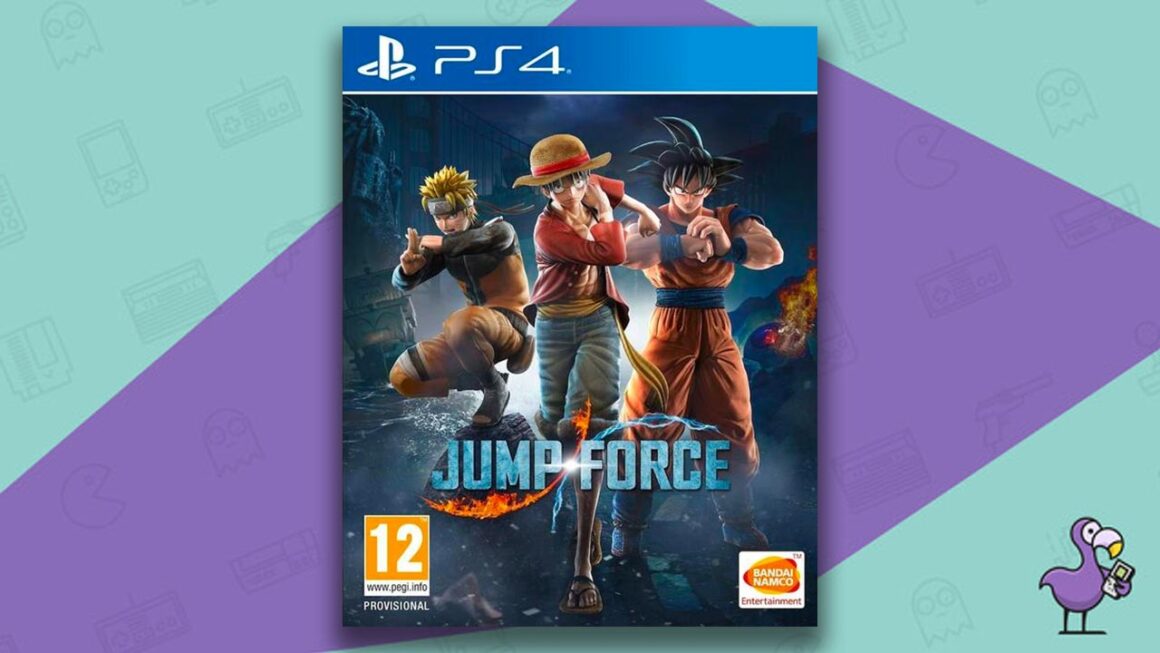 Best Anime Games - Jump Force PS4 game case cover art