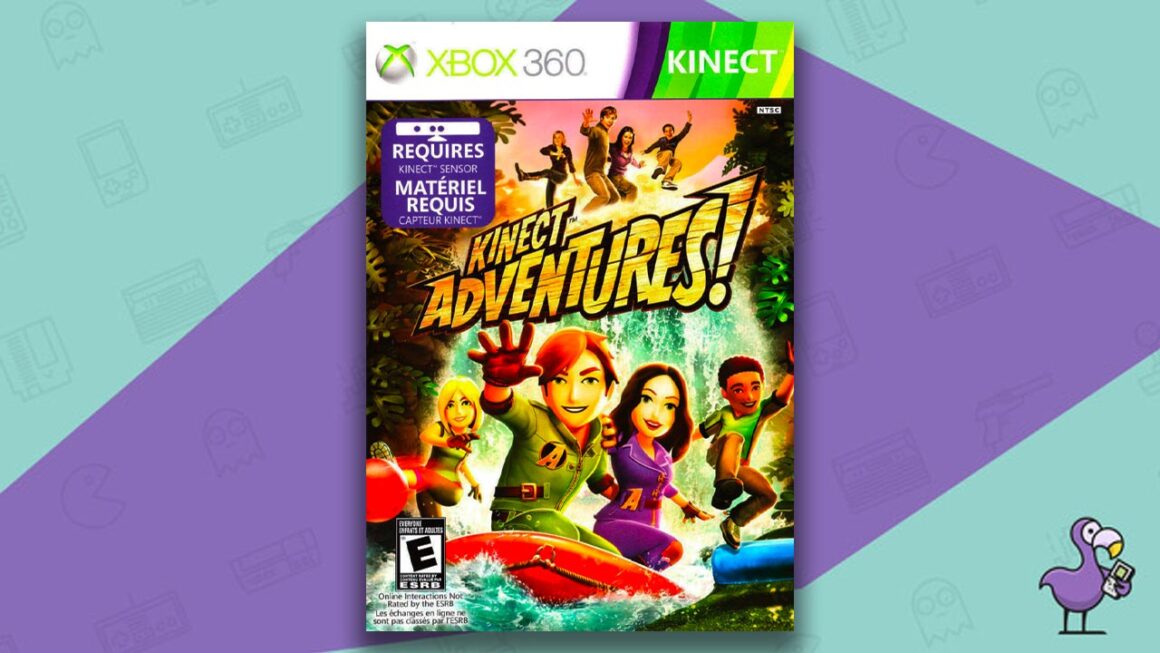 Best Selling Xbox 360 Games - Kinect Adventures! Game case cover art