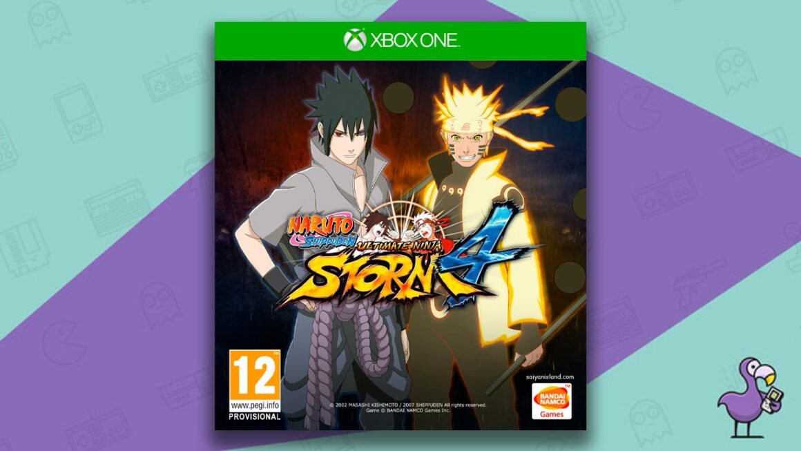 Best Anime Games - Naruto Shippuden: Ultimate Ninja Storm 4 game case cover art