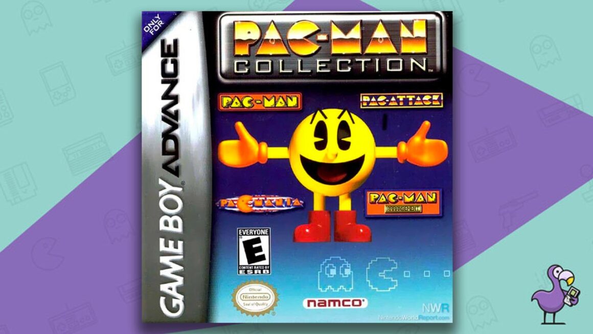 Best selling GBA games - Pac Man Collection game case cover art