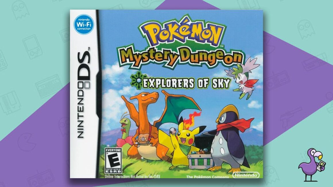 All Pokemon Games In Order - Pokemon Mystery Dungeon: Explorers of Sky game case