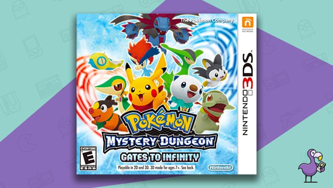 All Pokemon Games In Order - Pokemon Mystery Dungeon Gates to Infinity game case