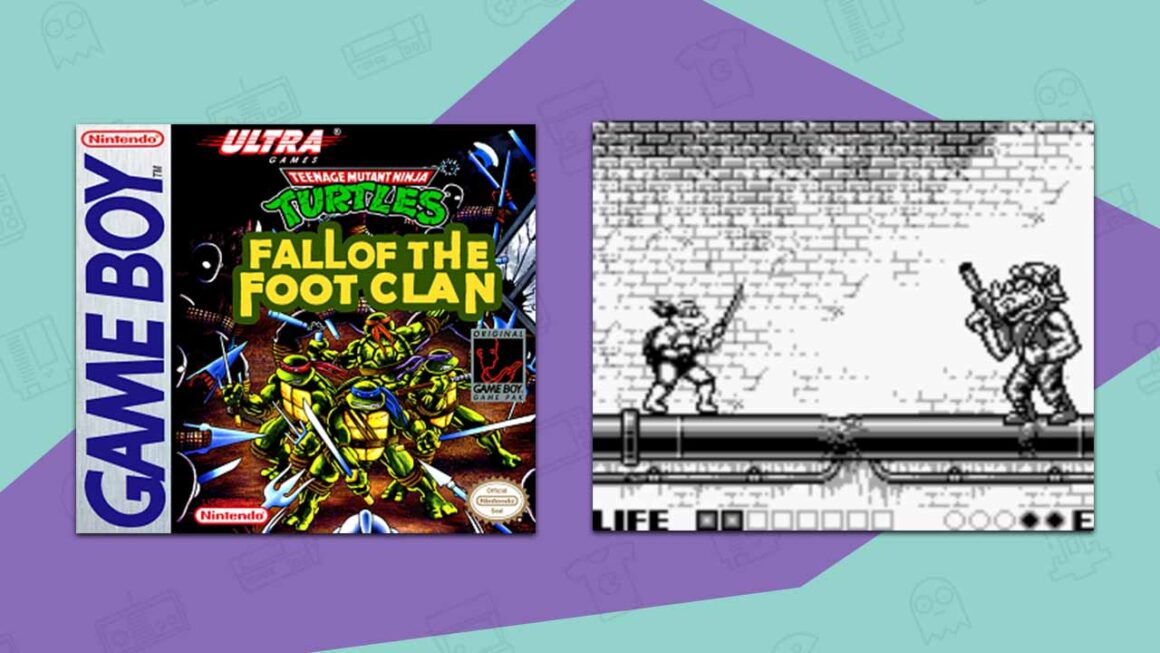 TMNT fall of the foot clan gameboy