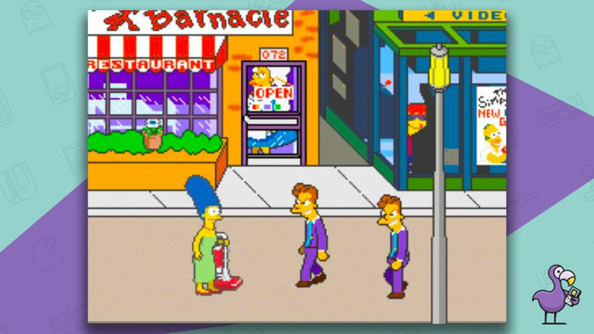 The Simpsons Arcade Game gameplay
