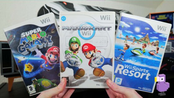 3 of the best selling nintendo wii game cases
