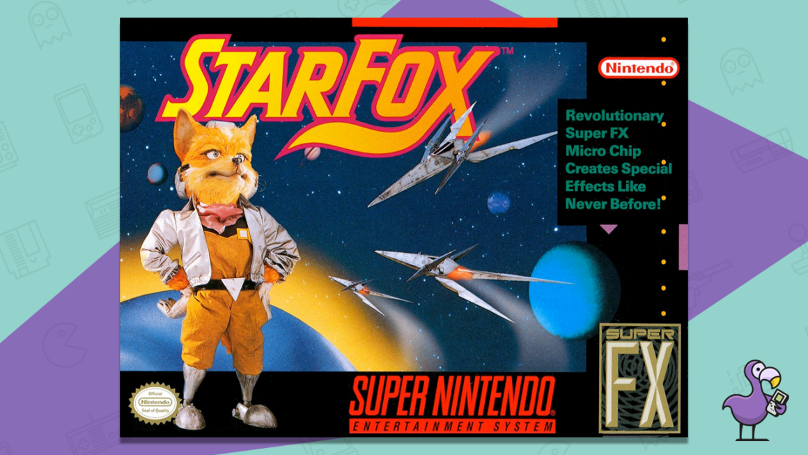 Star Fox game case cover art - best Star Fox Games