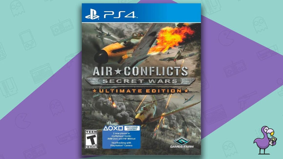 Best PS4 Flying Games - Air Conflicts: Secret Wars Ultimate Edition game case cover art