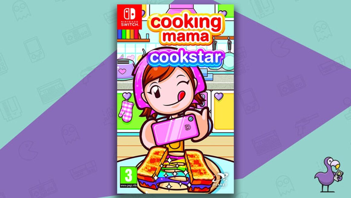 Nintendo Switch上的最佳烹飪遊戲 - 烹飪媽媽Cookstar Game Case Case Cover Art