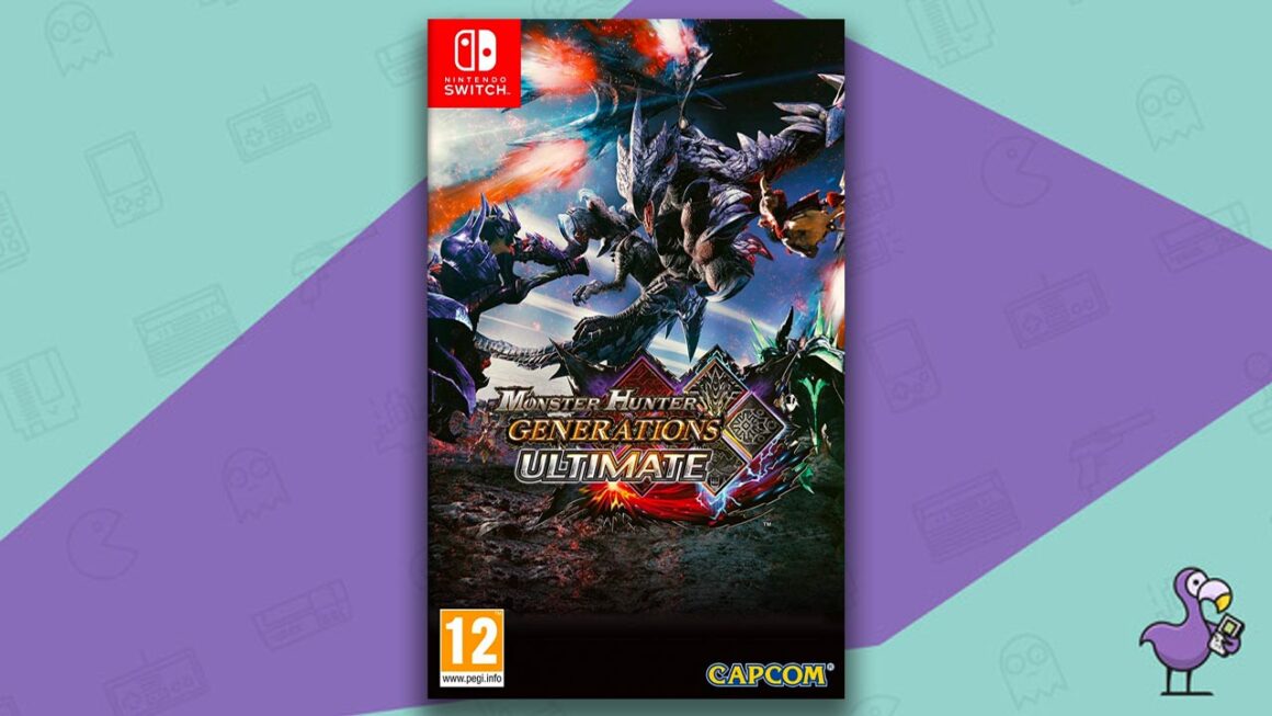 Best hunting games for Nintendo Switch - Monster hunter Generations Ultimate game case cover art