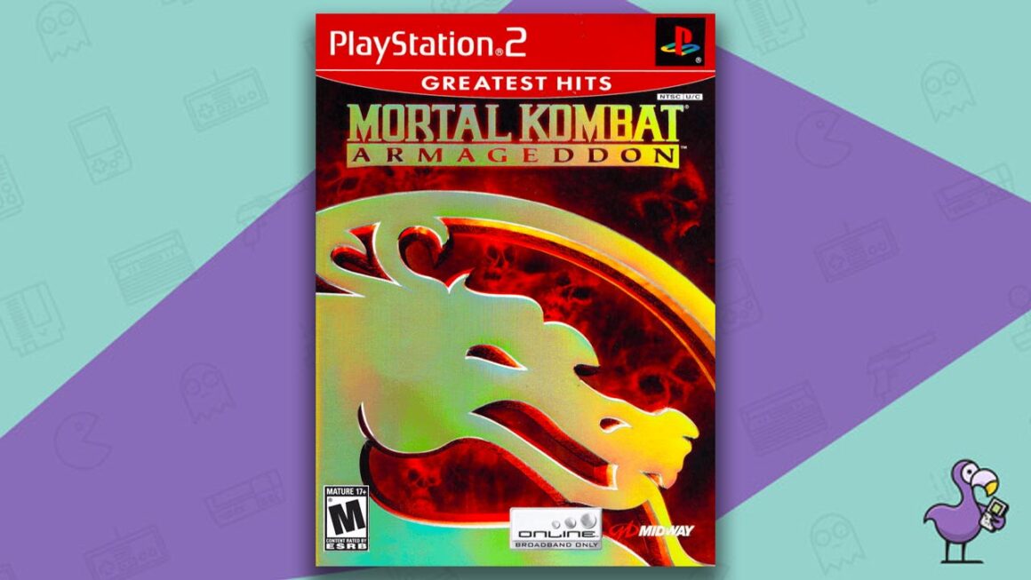 all mortal kombat games in order - Mortal Kombat Armageddon game case cover art PS2