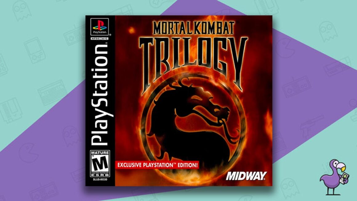 Všechny hry Mortal Kombat v pořádku - Mortal Kombat trilogie PS1 herní kryt pouzdra
