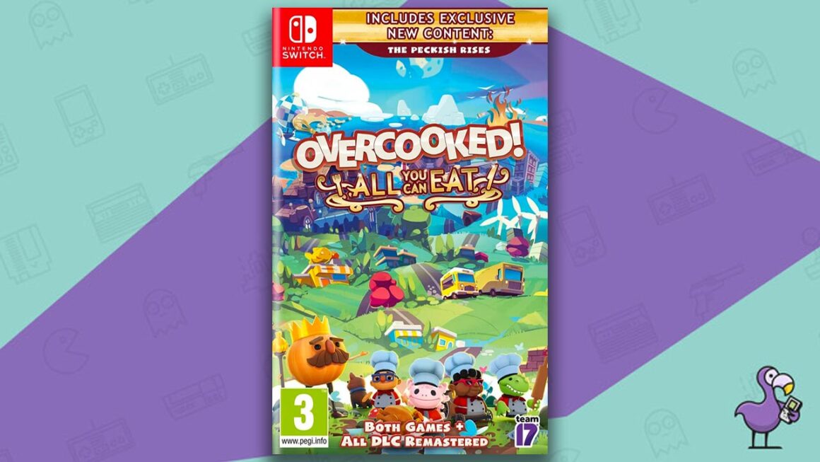 Permainan Memasak Terbaik di Nintendo Switch - Overcooked: Semua Anda Boleh Makan Permainan Case Cover Art