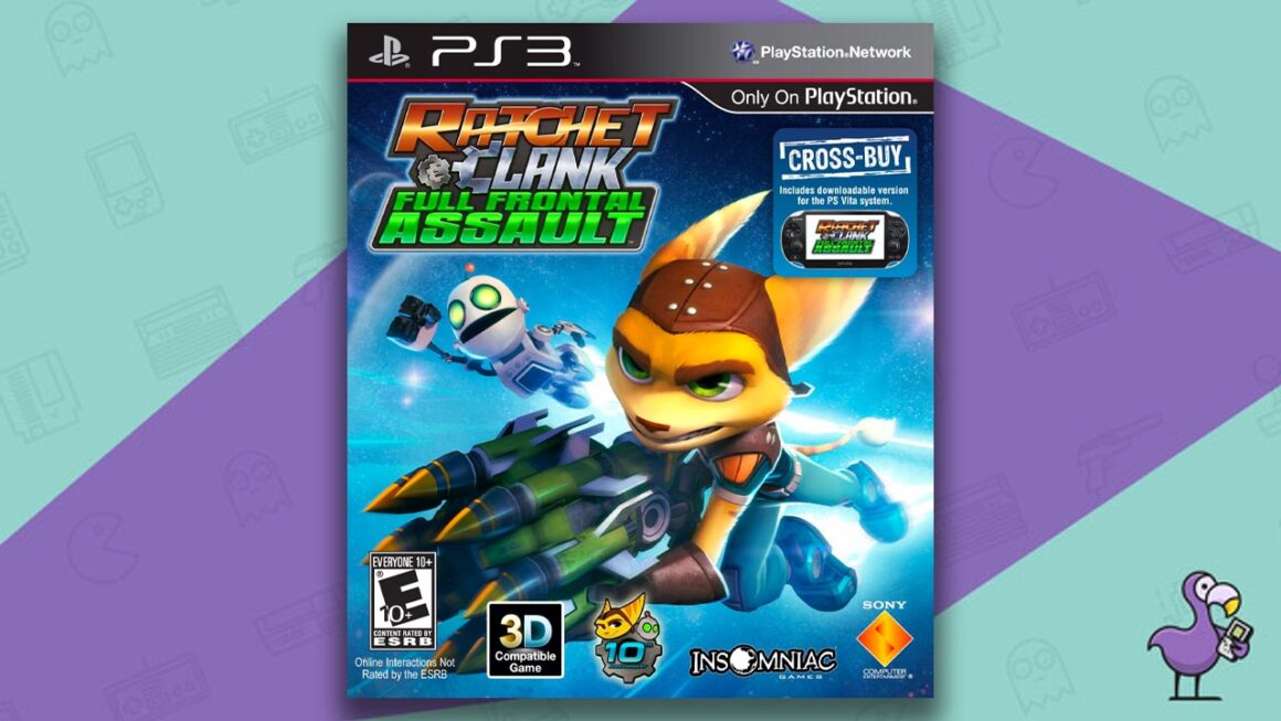 All Ratchet and Clank games in order - Ratchet & Clank: Full Frontal Assault game case cover art