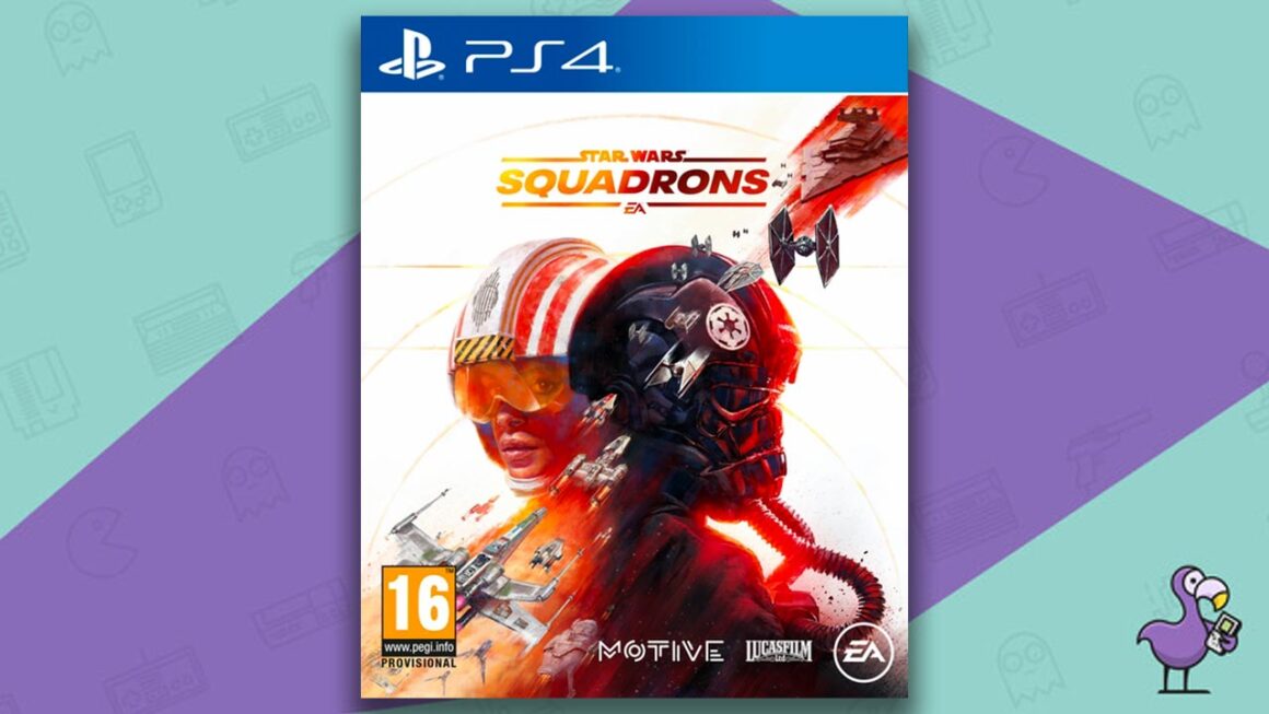 Best PS4 Flying Games - Star Wars Squadrons game case cover art 