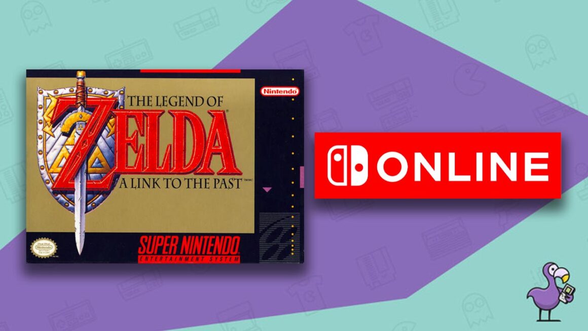 Best Zelda Games On Nintendo Switch - A Link to the Past game case SNES
