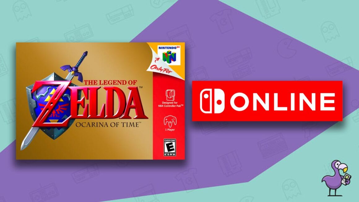 Best Zelda Games On Nintendo Switch - Ocarina of Time N64 game case