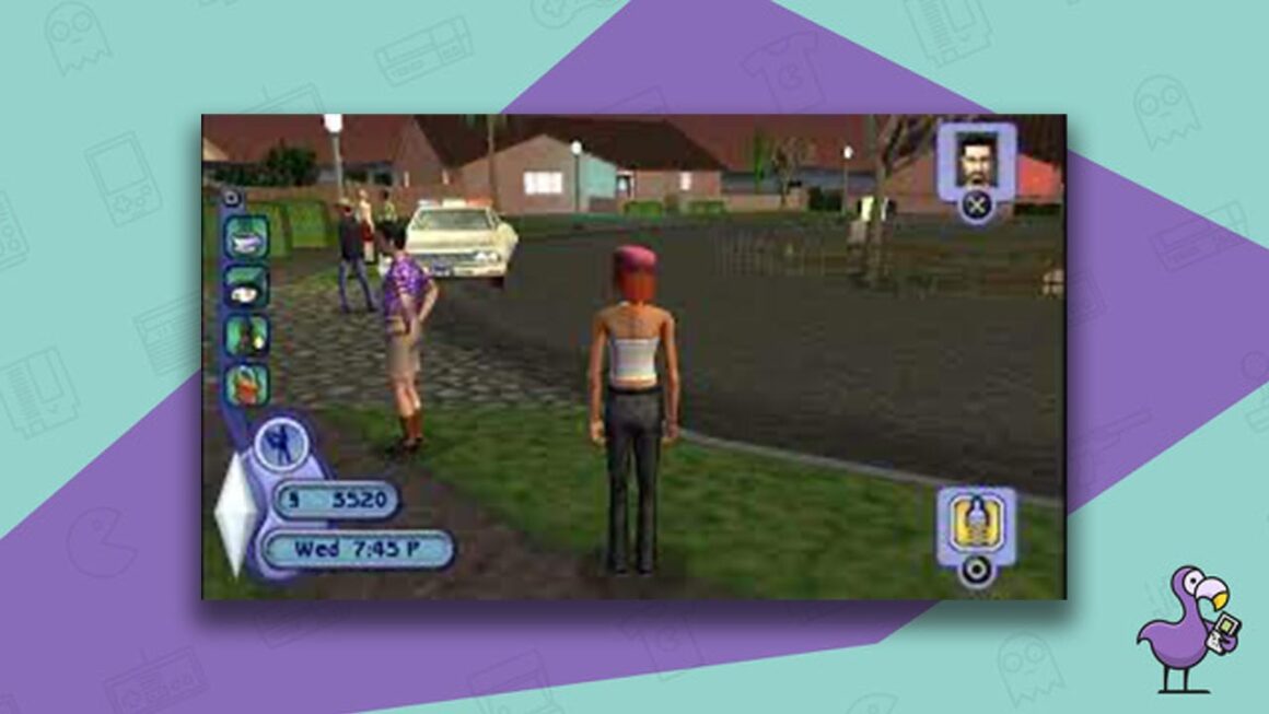 The Sims 2 psp gameplay