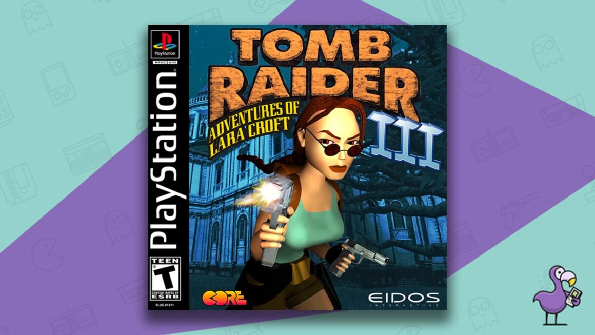 Best Tomb Raider Games - Tomb Raider III - The Adventures Of Lara Croft game case cover art PS1