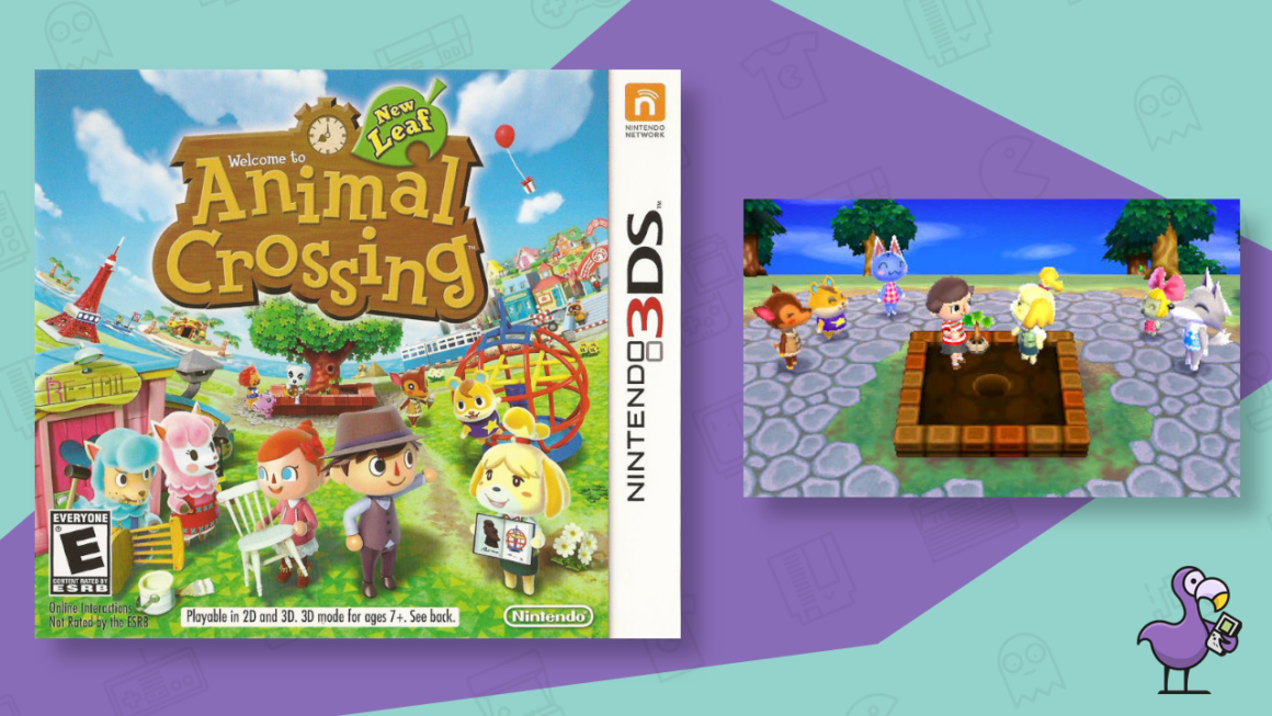 Animal Crossing New Leaf Game Case Cover Art Best Selling 3DS Games