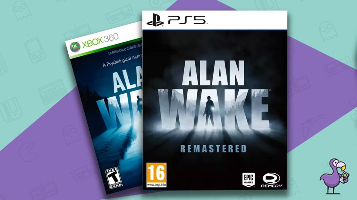 Best Retro Games On PS5 - Alan Wake game case cover art