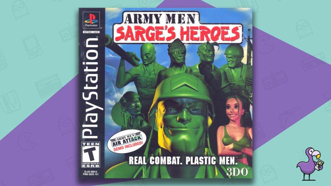 Best Toy Story Games - Army Men Sarge's Heroes game case cover art