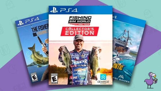  Sony Playstation Bass Landing Video Game With Fishing Controller  : Video Games