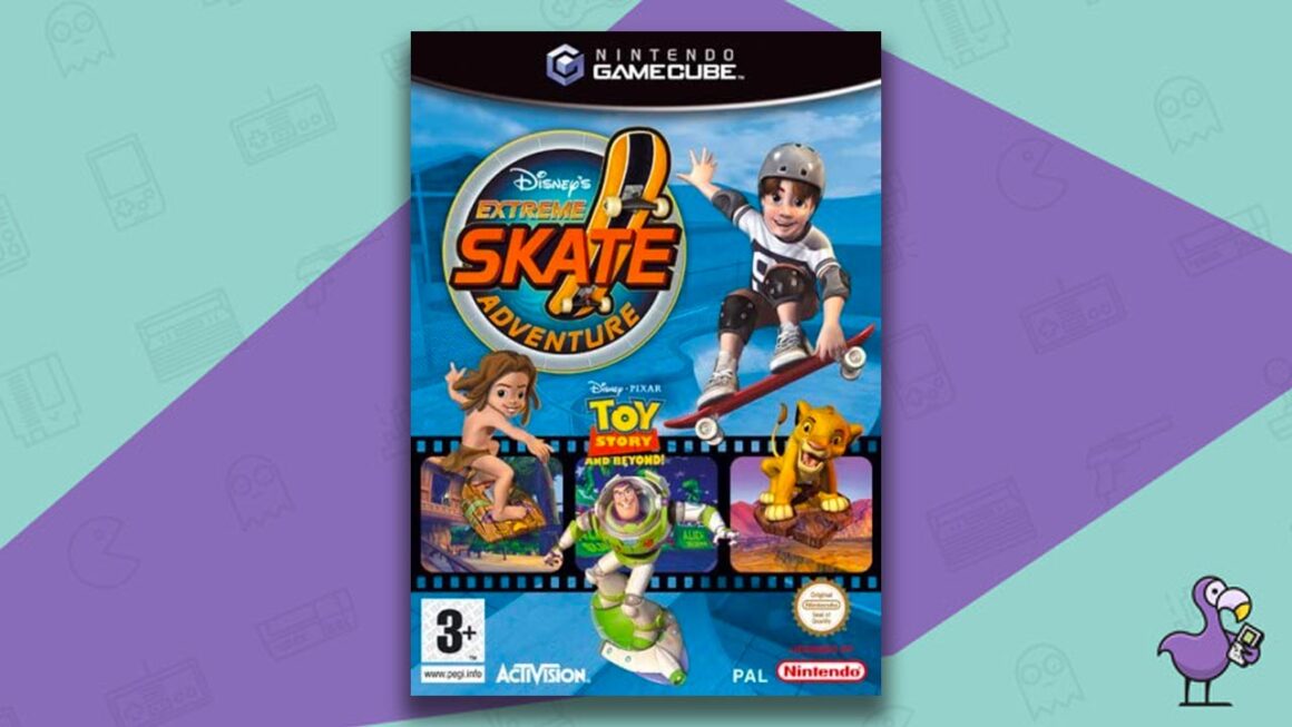 Best Toy Story Games - Disney's Extreme Skate Adventure game case cover art