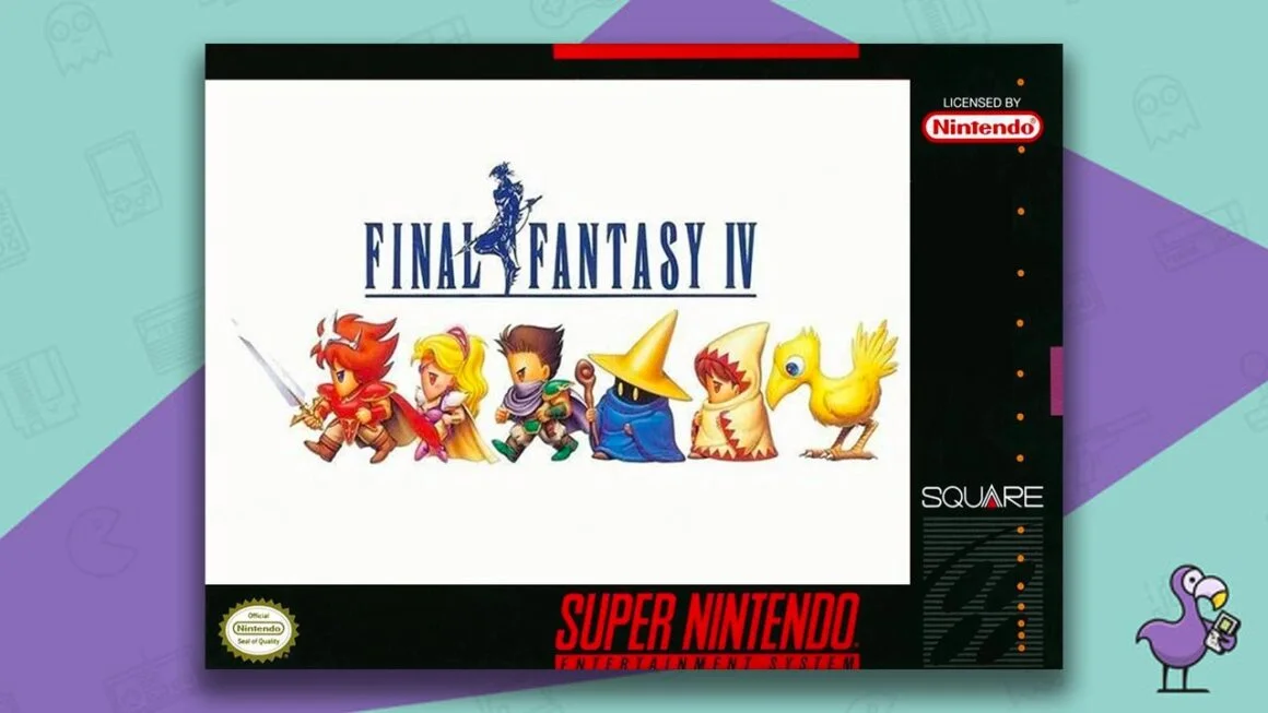 Final Fantasy IV Game Case Cover Art
