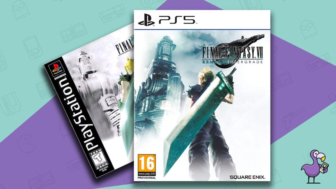 Best Retro Games On PS5 - FInal Fantasy 7 game case cover art