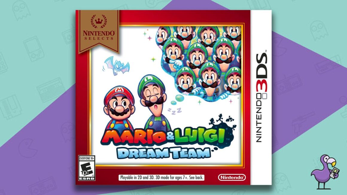 Best Nintendo 3DS games - Mario & Luigi Dream Team game case cover art