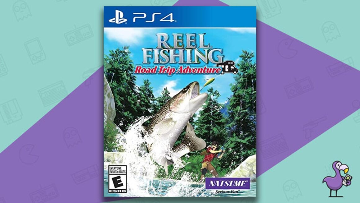 Best PS4 Fishing Games - Reel Fishing Road Trip Adventure game case cover art
