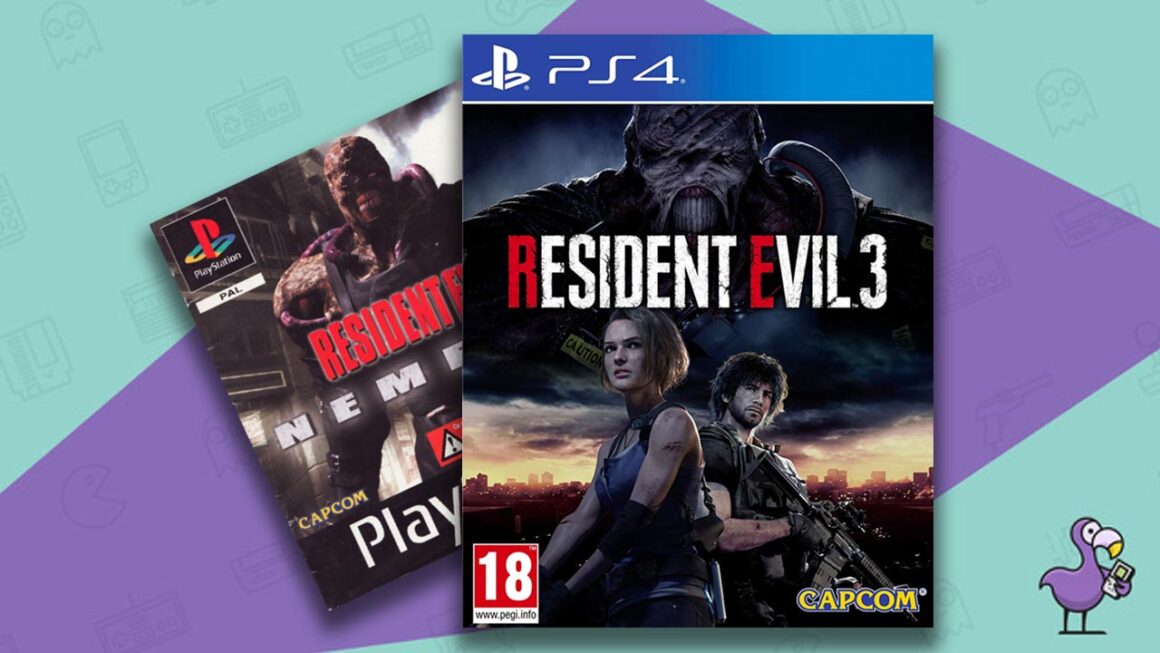 Best Retro Games On PS5 - Resident Evil 3 game case cover art