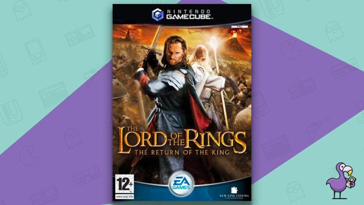 Best Lord of the Rings video games - The Return of the King gamecube game case