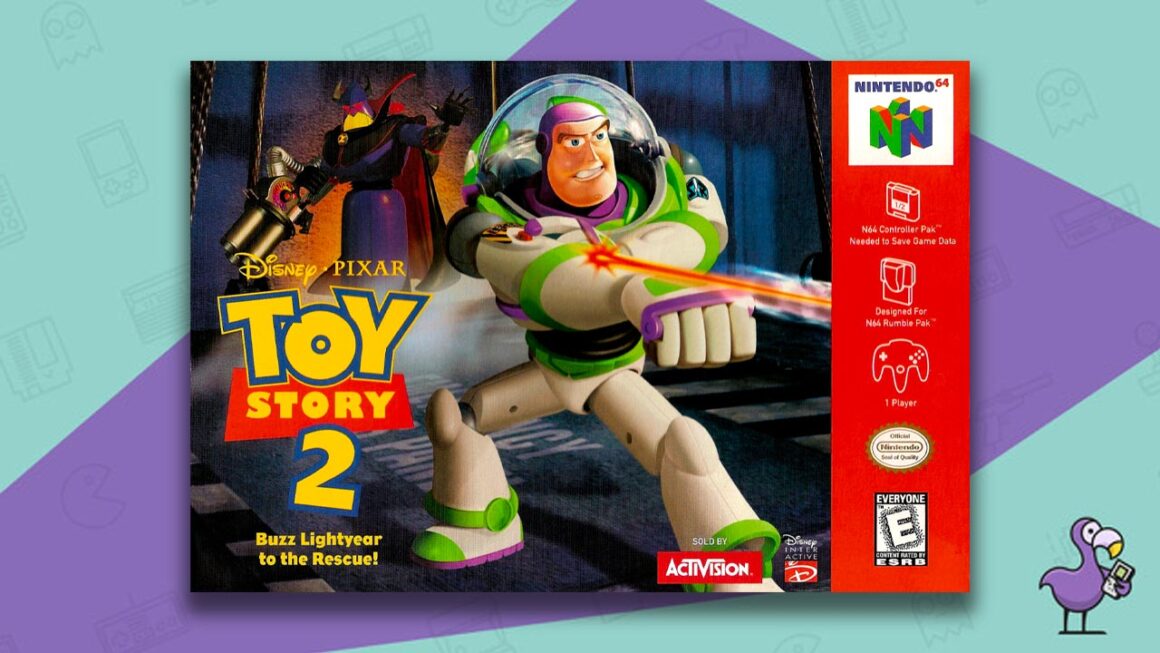 Toy Story 2: Buzz Lightyear To The Rescue (1999) game case