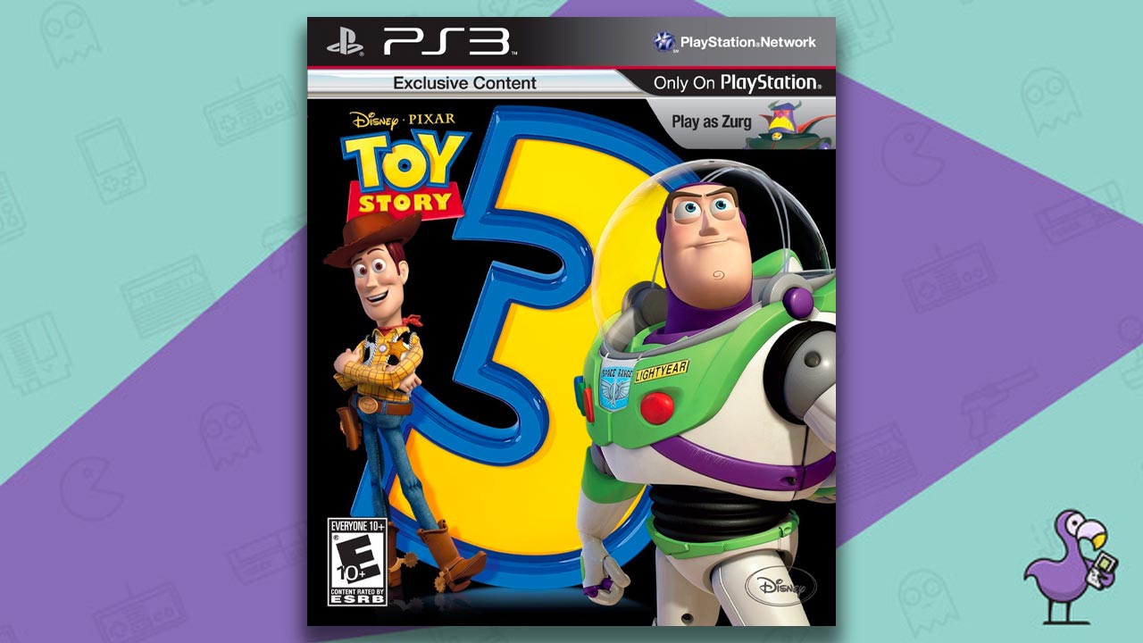 Best Toy Story Games - Toy Story 3 game case cover art PS3