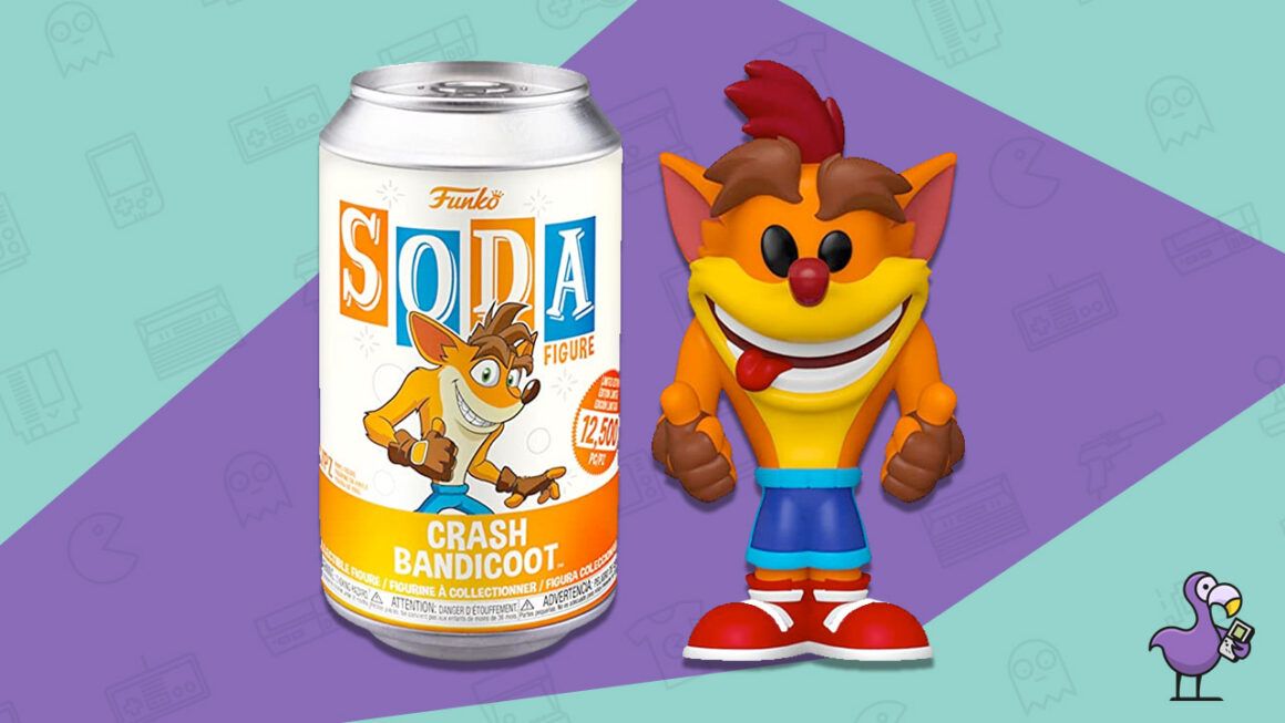 Crash Bandicoot Figure in a Can by Funko Soda