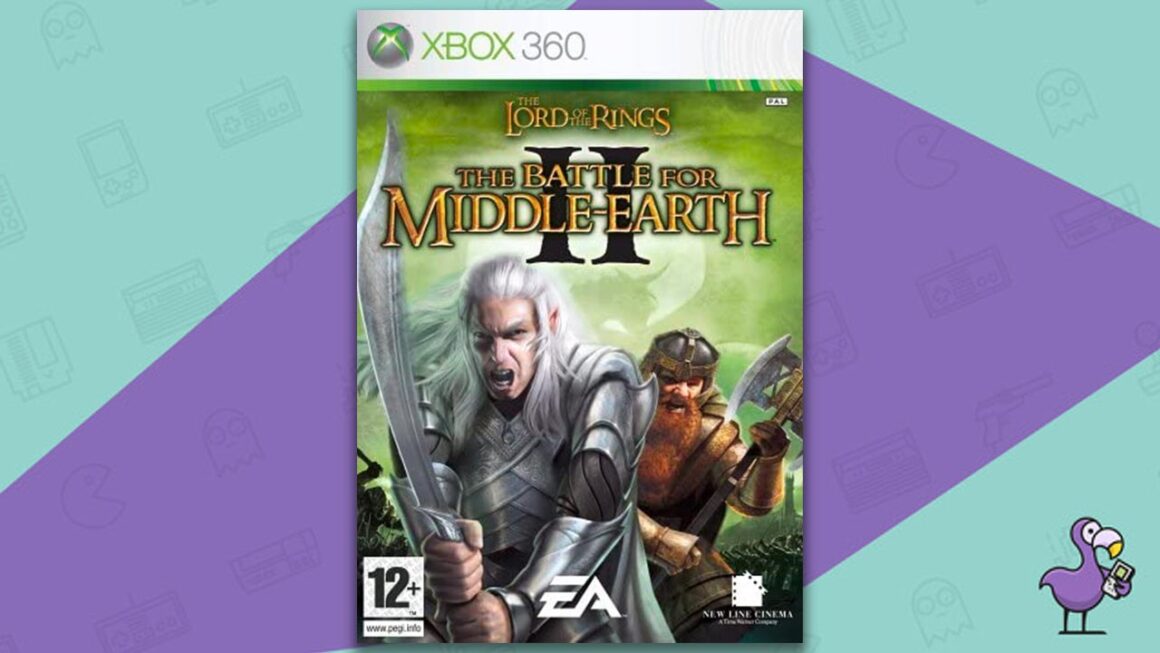 The Lord of the Rings The Battle for Middle Earth II game case Xbox 360