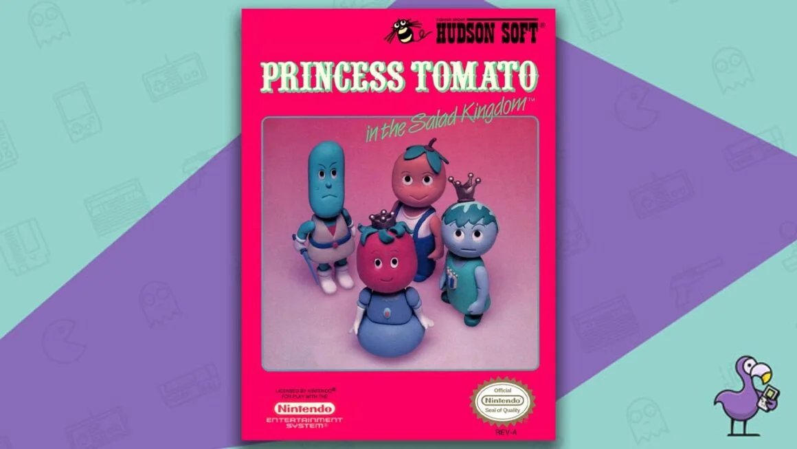 Princess Tomato In The Salad Kingdom box NES