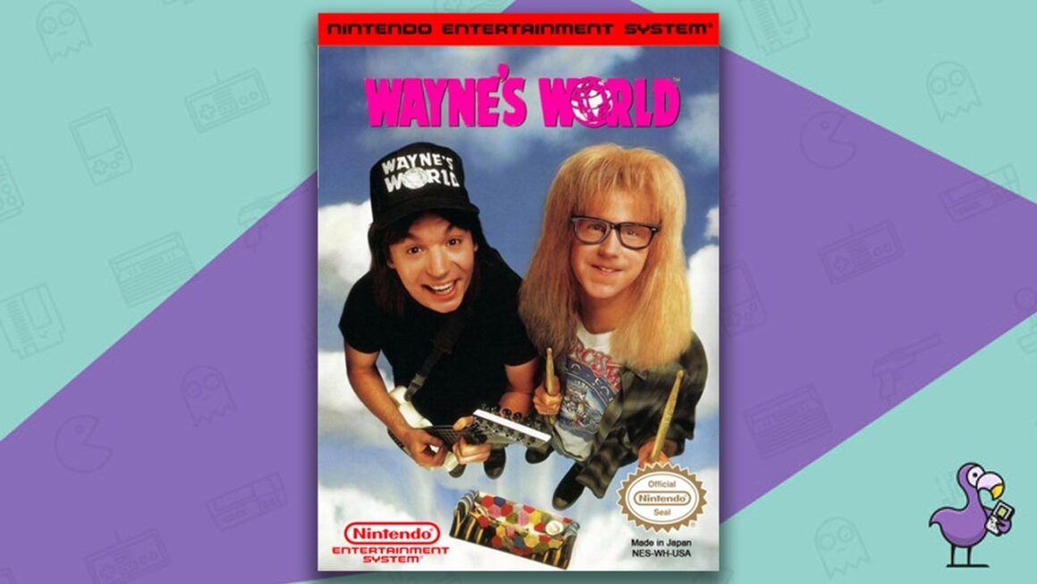 Wayne's World Nintendo Entertainment System game box
