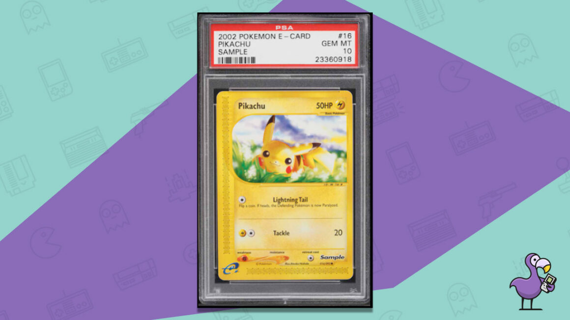 2002 Pokemon E-Card Sample Pikachu
