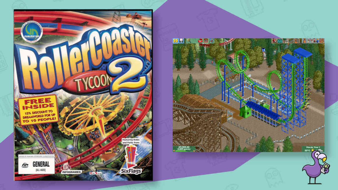 Rollercoaster Tycoon 2 Cover and Screenshot