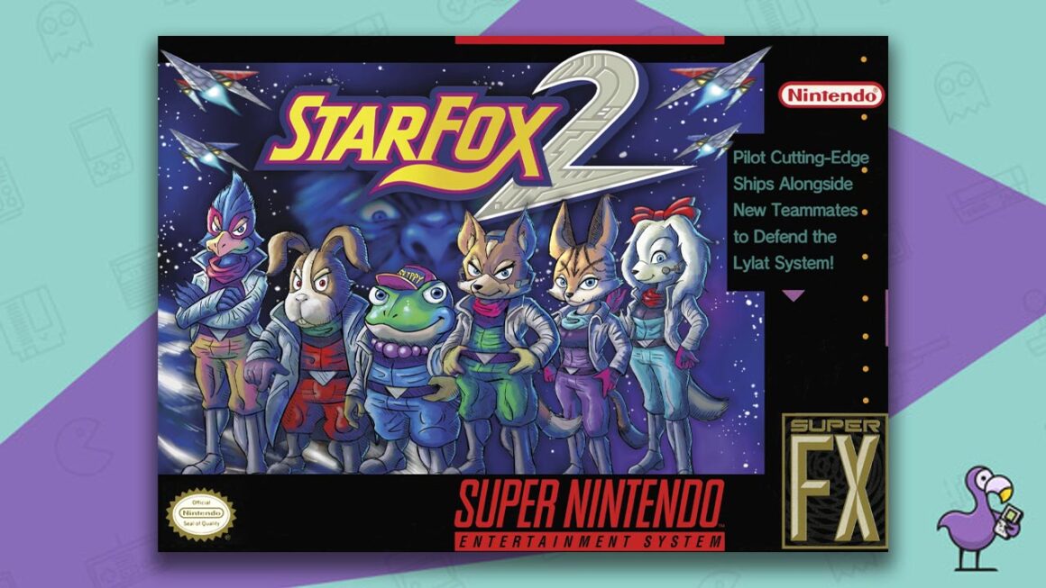 best Star Fox Games - Star Fox 2 game case cover art