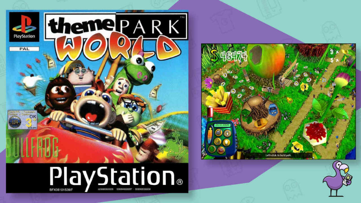 Theme Park World - Cover and Screenshot