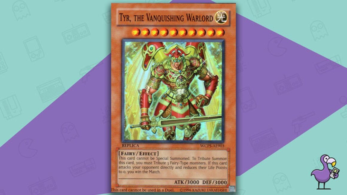 rare yu-gi-oh cards - TYR, the vanquishing warlord 