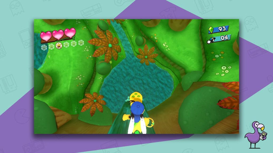 how to catch purple Tat in Klonoa Phantasy Reverie Series - boarding down the river